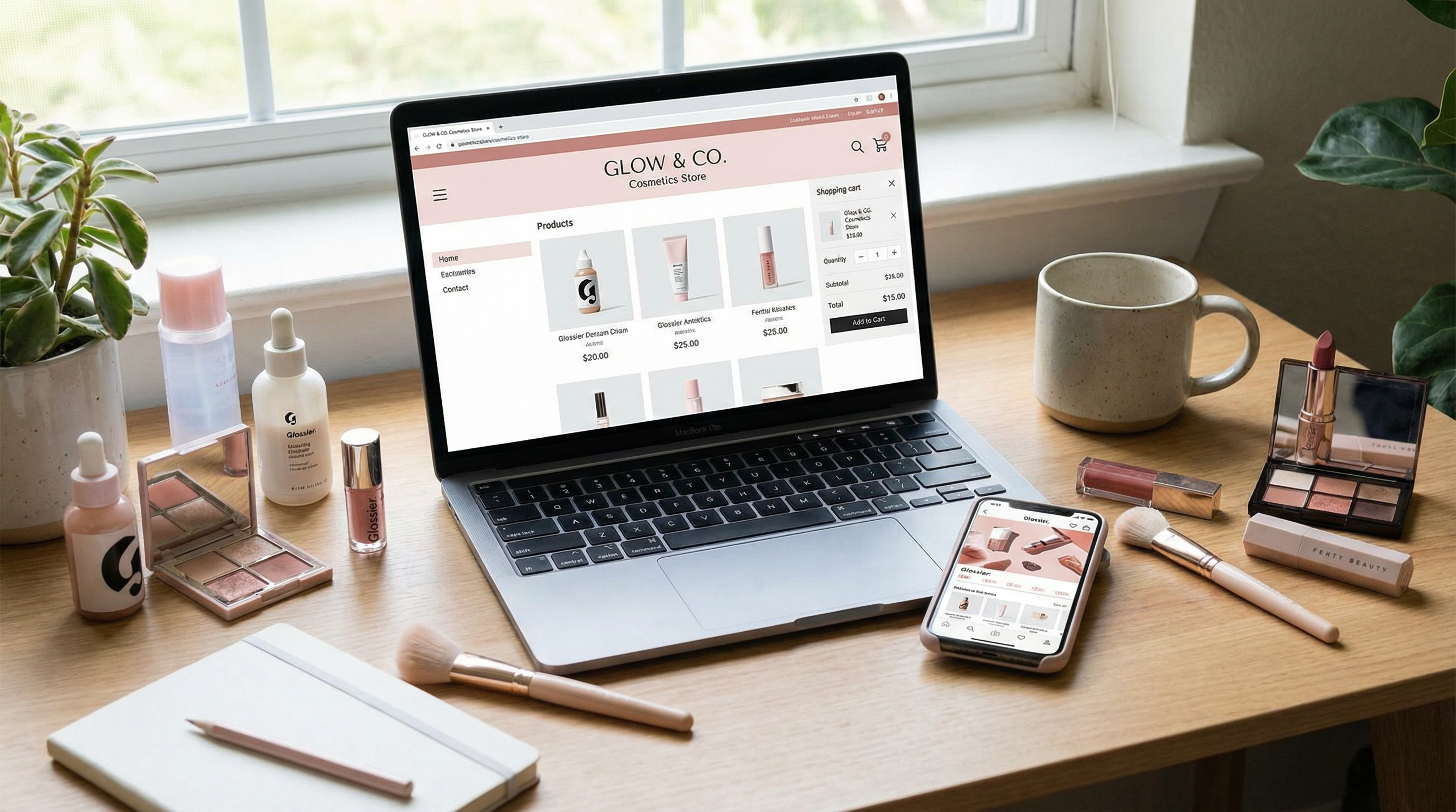 Beauty E-commerce & Online Social Media Brands